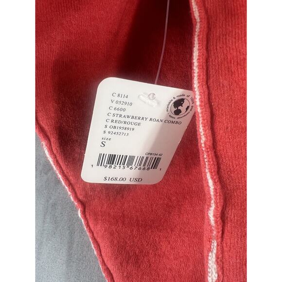 Free People Midnight Cardi Cardigan Sweater Size Small Red V-Neck - Picture 7 of 9